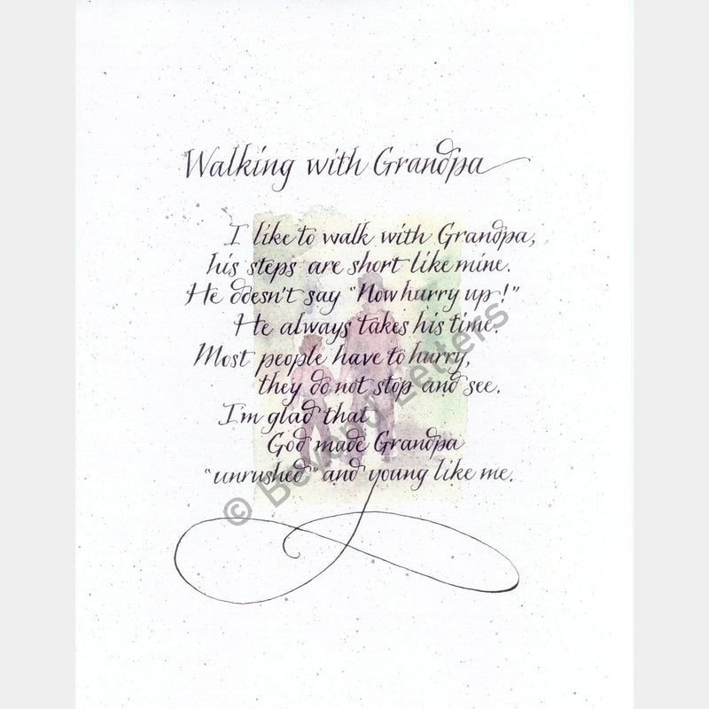 Walking with Grandpa | Beyond Letters