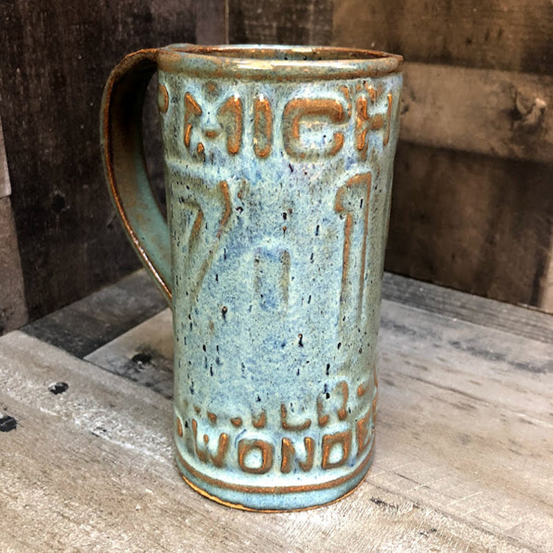 Michigan License Plate Mug, Large