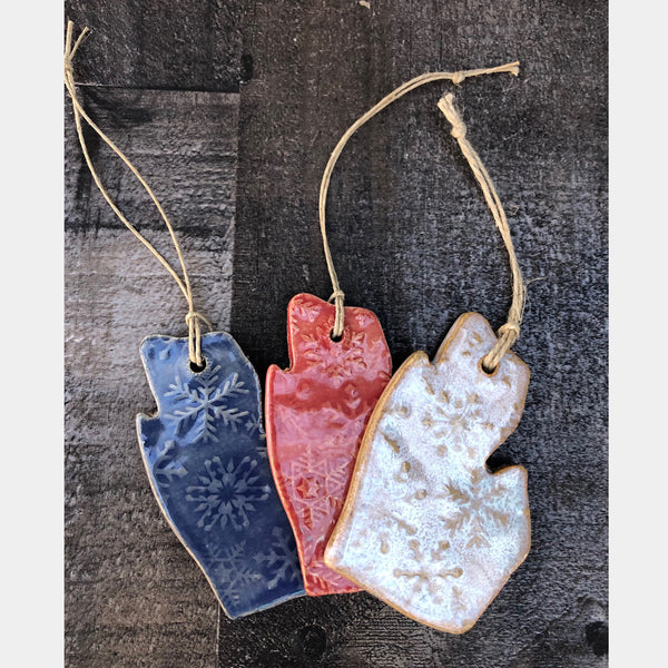 Ornament Set - Michigan Mitten