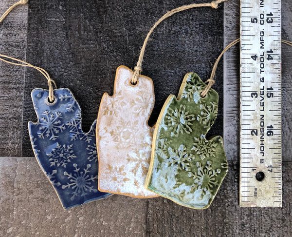 Ornament Set - Michigan Mitten