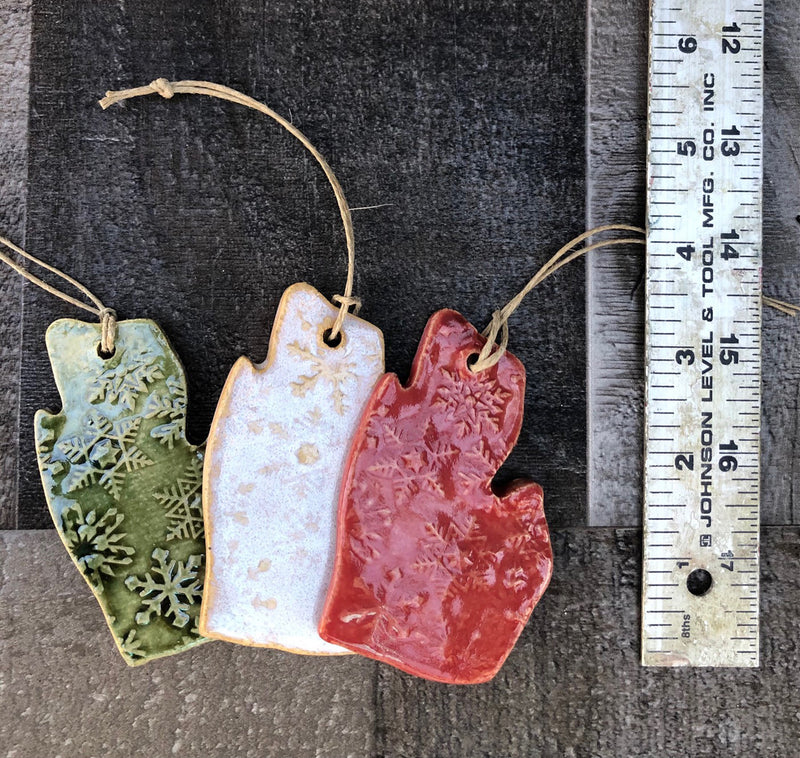 Ornament Set - Michigan Mitten