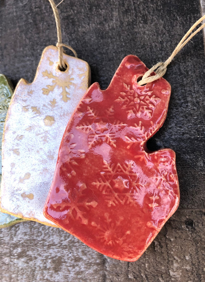 Ornament Set - Michigan Mitten