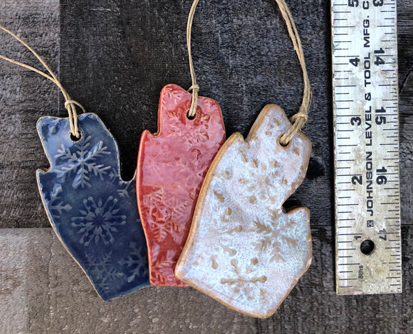 Ornament Set - Michigan Mitten