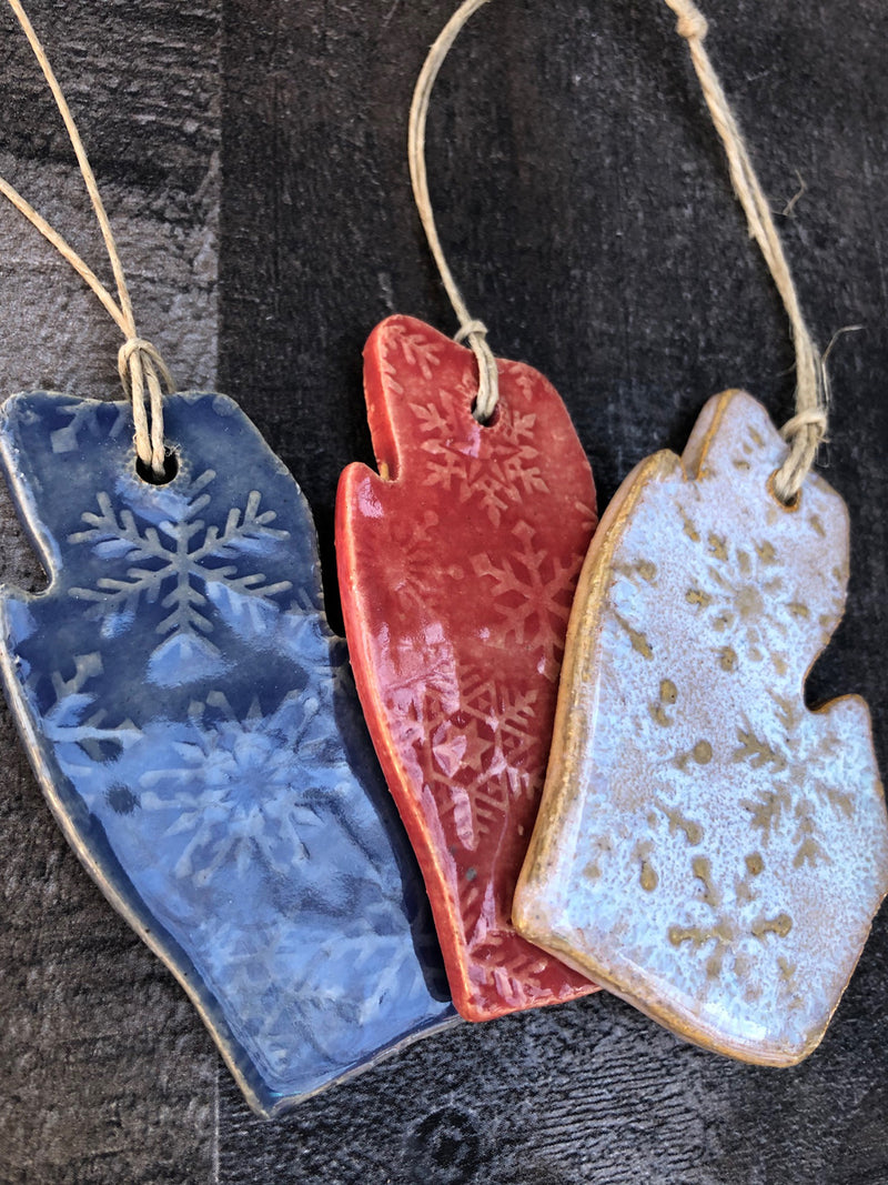 Ornament Set - Michigan Mitten