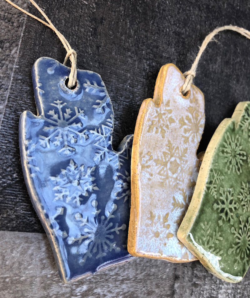 Ornament Set - Michigan Mitten